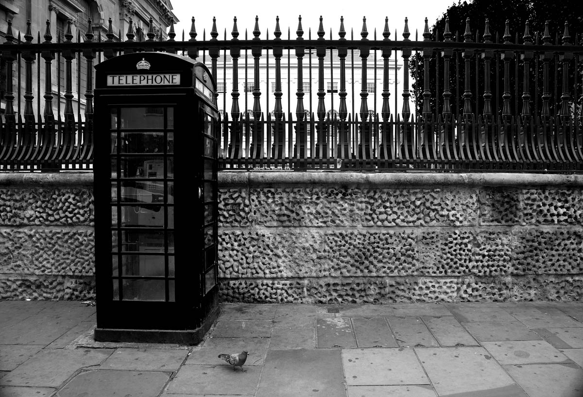 London telephone box by photographer Del Manning